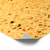 Abstrakte Acrylfarbe als Hintergrund, oben Poster (Ecke)