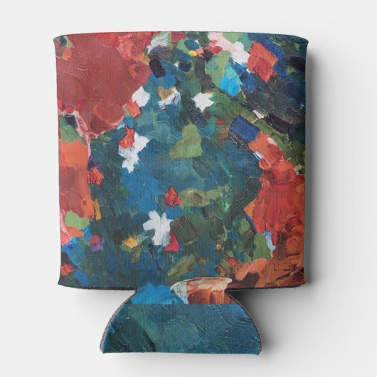 Abstrakte Acrylfarbe Hintergrund. Dosenkühler (Rückseite)