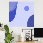 abstrakte Acrylfarben Poster (Heimbüro)