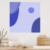abstrakte Acrylfarben Poster (Küche)