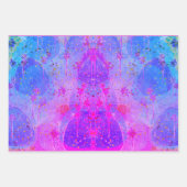 abstrakte Acrylkunst in lebhaften Farben Geschenkpapier Set (Vorderseite)