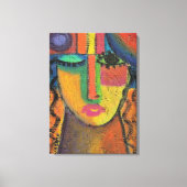 Abstrakte Acrylmalerei auf OSB nicht Gefragt Leinwanddruck (Vorderseite)