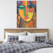 Abstrakte Acrylmalerei auf OSB nicht Gefragt Leinwanddruck (Insitu (Schlafzimmer))