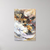 Abstrakte Acrylmalerei Leinwanddruck (Vorderseite)