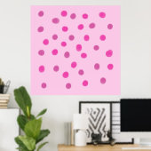 abstrakte Acrylmalerei Poster (Heimbüro)