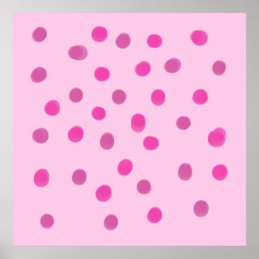 abstrakte Acrylmalerei Poster (Vorne)