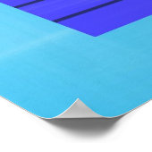 abstrakte Acrylmalerei Poster (Ecke)