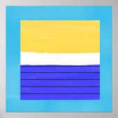 abstrakte Acrylmalerei Poster (Vorne)