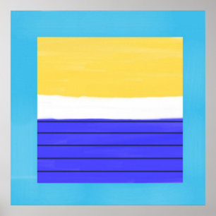 abstrakte Acrylmalerei Poster