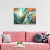 Abstrakte Acrylwerbung Leinwanddruck (Insitu (Wohnzimmer))