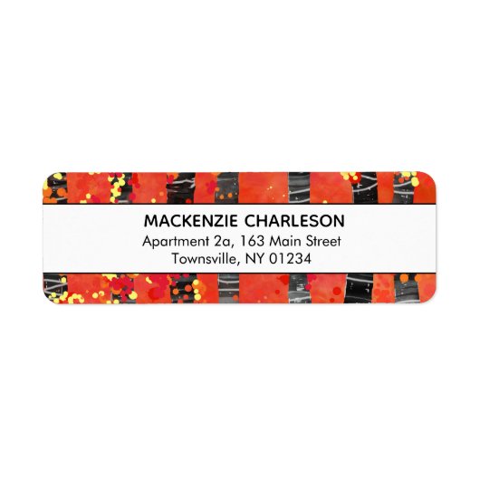 Abstrakte Adresse des Red Birch Tree Forest (Vorne)