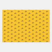 Abstrakte, afrikanische Art Drumming Silhouette Geschenkpapier Set (Vorderseite 2)