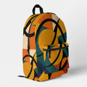 Abstrakte afrikanische bedruckter rucksack