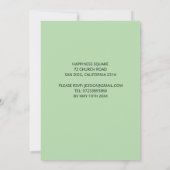 Abstrakte afrikanische Kunst, Kriegerinnen zum Geb Einladung (Rückseite)