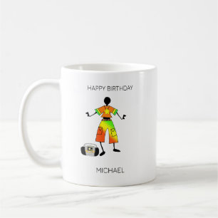 Abstrakte afrikanische Kunst, Phantastisches Gebur Kaffeetasse