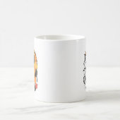 Abstrakte afrikanische Lion Kaffeetasse (Mittel)