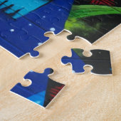 Abstrakte afrikanische Maskenbildkunst Puzzle (Seite)