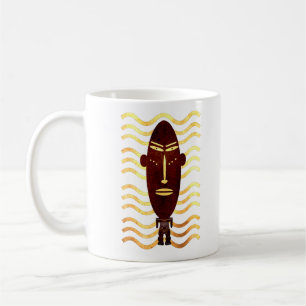 Abstrakte afrikanische moderne indigene Kunst Kaffeetasse
