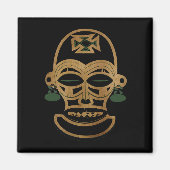 Abstrakte afrikanische Stammeskunst Magnet (Vorne)