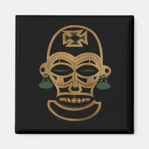 Abstrakte afrikanische Stammeskunst Magnet