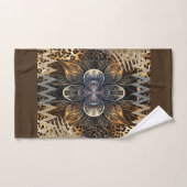 Abstrakte Afrikanische Wilde Blume Badhandtuch Set (Handtuch)