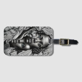 Abstrakte Afroamerikanerinnen Gepäckanhänger (Vorderseite (Horizontal))
