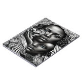 Abstrakte Afroamerikanerinnen Notizblock (Linke Seite)