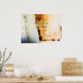 Abstrakte Agate-Muster Poster (Küche)