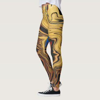 Abstrakte ägyptische Farbe Leggings