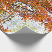 Abstrakte Ahornsaison Baumkronen oder Geschenkpapier (Ecke)