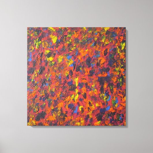 Abstrakte Akryllische Kunstkanvas Leinwanddruck (Vorderseite)