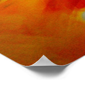 Abstrakte Aktionsfarbe Poster (Ecke)