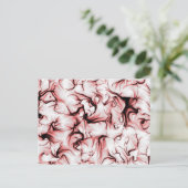 Abstrakte algorithmische Kunst Postkarte (Stehend Vorderseite)