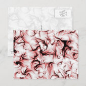 Abstrakte algorithmische Kunst Postkarte (Vorne/Hinten)