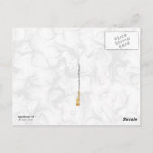 Abstrakte algorithmische Kunst Postkarte (Rückseite)