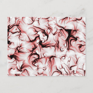 Abstrakte algorithmische Kunst Postkarte