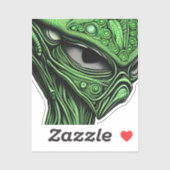 Abstrakte Alien Aufkleber (Blatt)