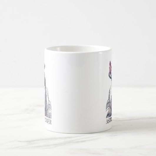 Abstrakte Alien Kaffeetasse (Mittel)