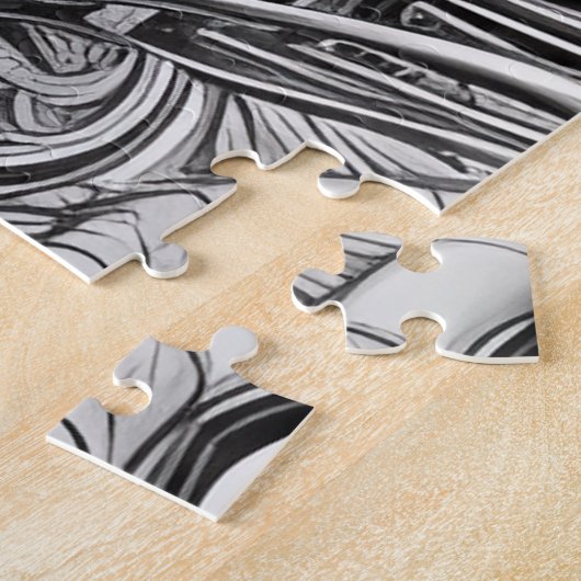 Abstrakte Alien Puzzle (Seite)