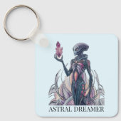 Abstrakte Alien Schlüsselanhänger (Vorderseite)