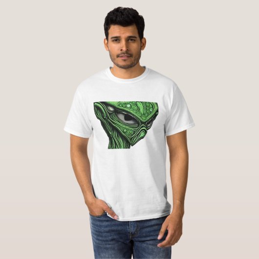 Abstrakte Alien T-Shirt (Vorne ganz)