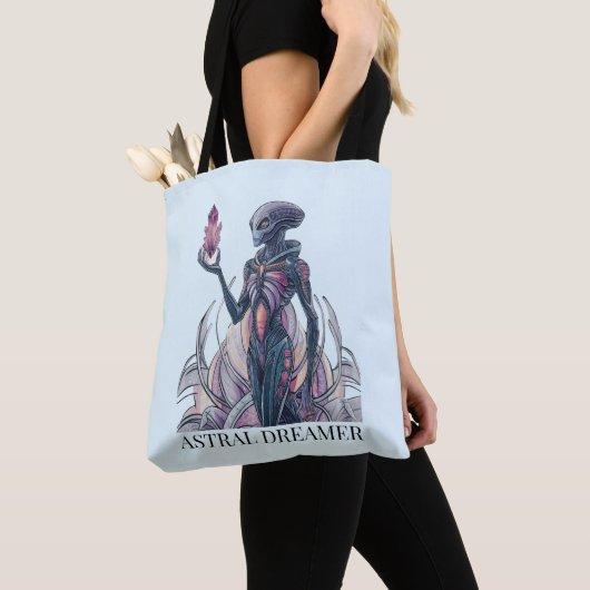 Abstrakte Alien Tasche (Von Nahem)