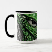 Abstrakte Alien Tasse (Links)