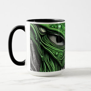 Abstrakte Alien Tasse
