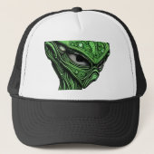 Abstrakte Alien Truckerkappe (Vorderseite)