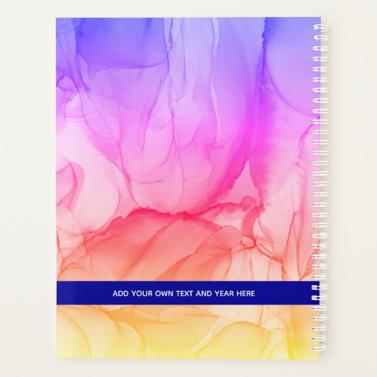 Abstrakte Alkohol am Arbeitsplatz Planer (Rückseite)