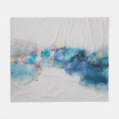 Abstrakte alkoholfreie Tinte Art Background Fleecedecke (Vorderseite (Horizontal))