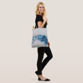 Abstrakte alkoholfreie Tinte Art Background Tasche (Am Model)