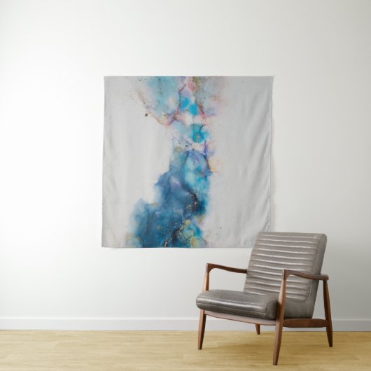 Abstrakte alkoholfreie Tinte Art Background Wandteppich (Beispiel (Horizontal))