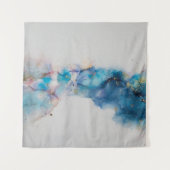 Abstrakte alkoholfreie Tinte Art Background Wandteppich (Vorderseite)